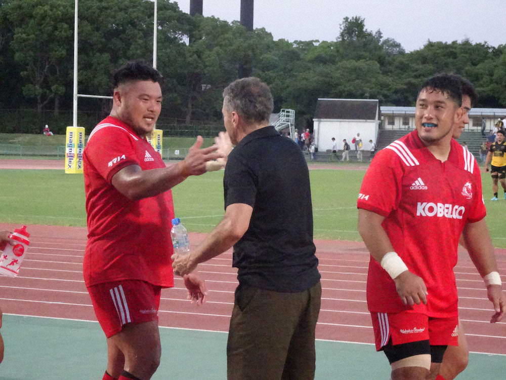 【画像・写真】神鋼が終了間際の芸術的トライでサントリーに勝利　10日の決勝はクボタと対戦