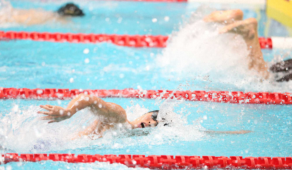 【画像・写真】萩野　200自由形19位で予選落ち…代表基準タイム届かず「難しい部分多い」
