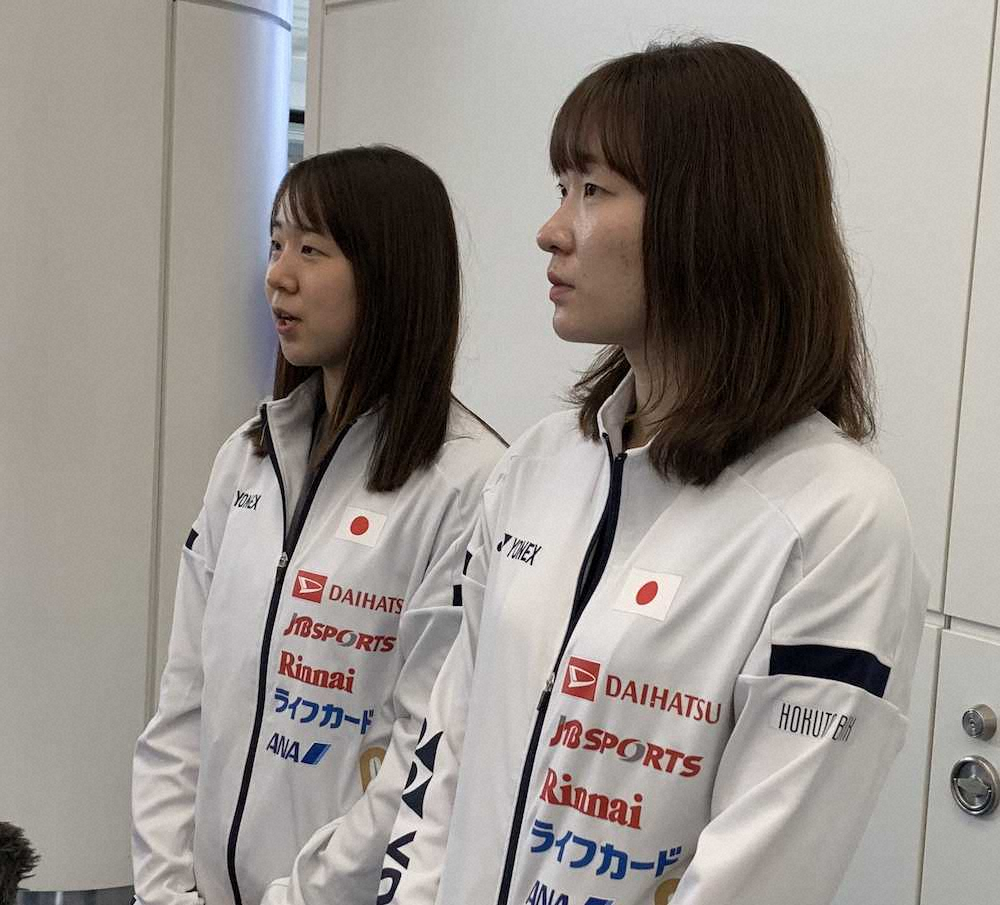 【画像・写真】世界女王ナガマツ　今年も挑戦者魂「初心忘れず」　バド世界選手権へ出発