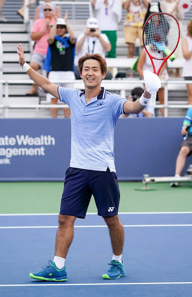 【画像・写真】西岡　また格上撃破　マスターズ初の8強「本当に幸せ」