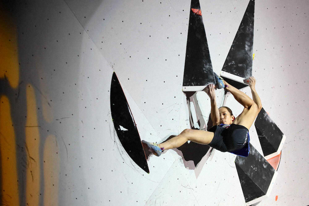 【画像・写真】【尾川とも子の目】第1課題で生きた野口の“読解力”、ボルダリング1位が大きかった