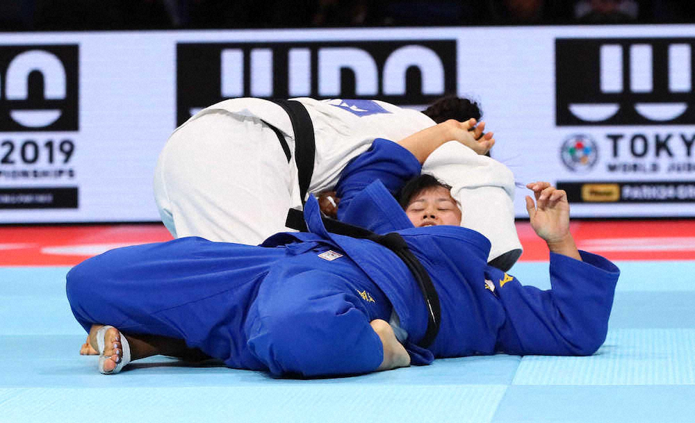 【画像・写真】浜田、女子78キロ級で銀メダル　“天敵”マロンガにまた苦杯