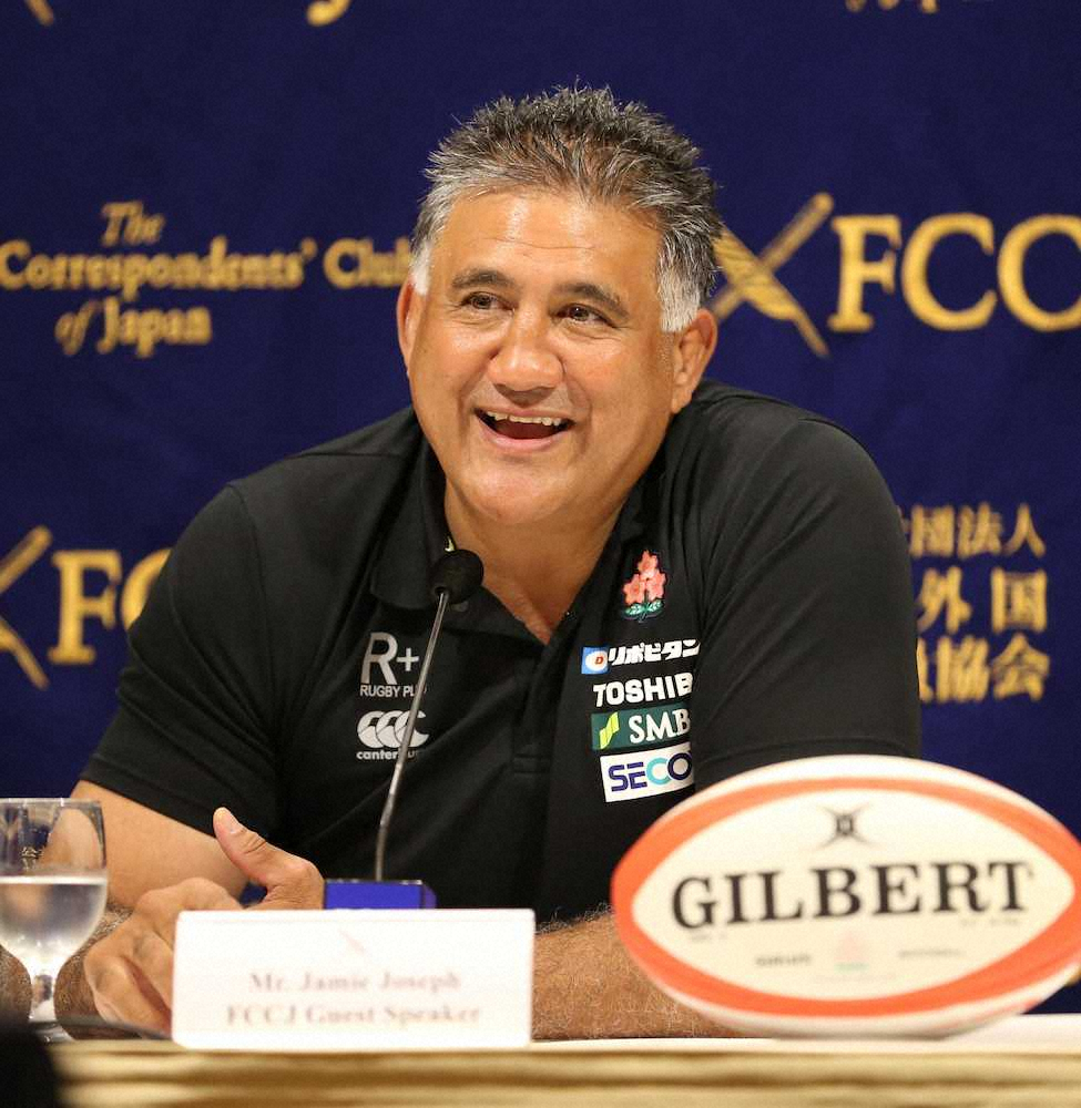 【画像・写真】ラグビー日本代表・ジョセフHCが抱負「エキサイティングなプレーを見せたい」