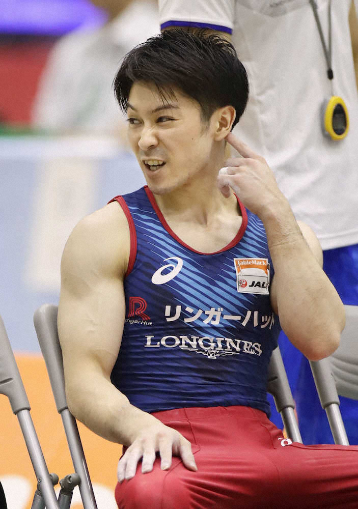 【画像・写真】内村、あん馬の落下響き総合5位「話にならない」「五輪は厳しい」