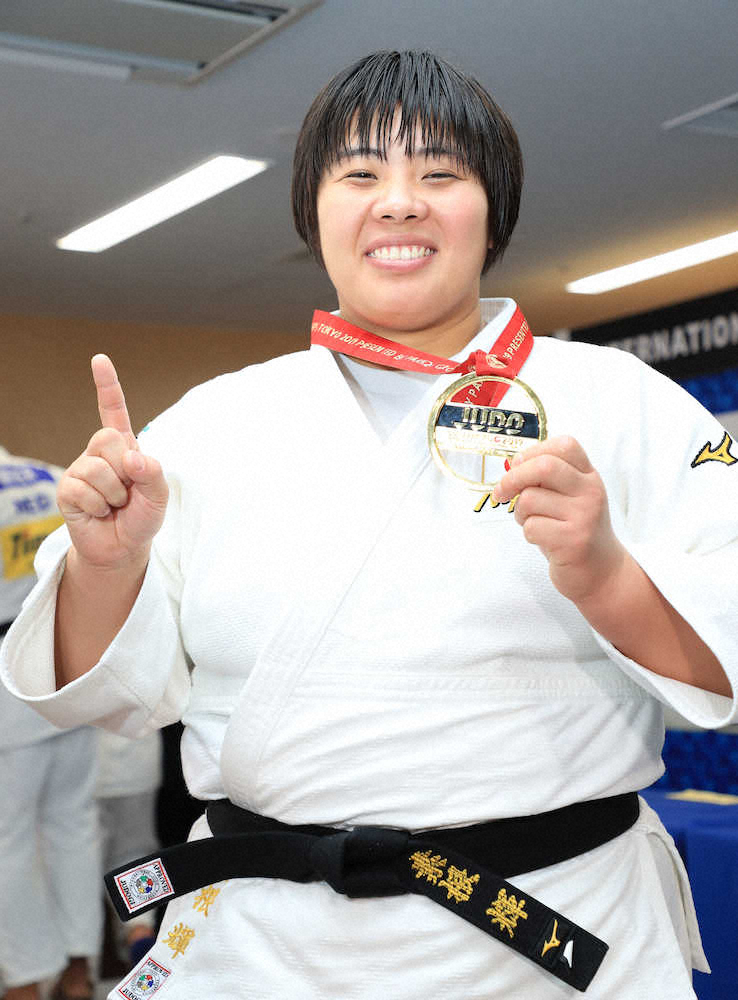 【画像・写真】素根　五輪3大会連続メダリスト撃破で金!女子78キロ超級に19歳新星