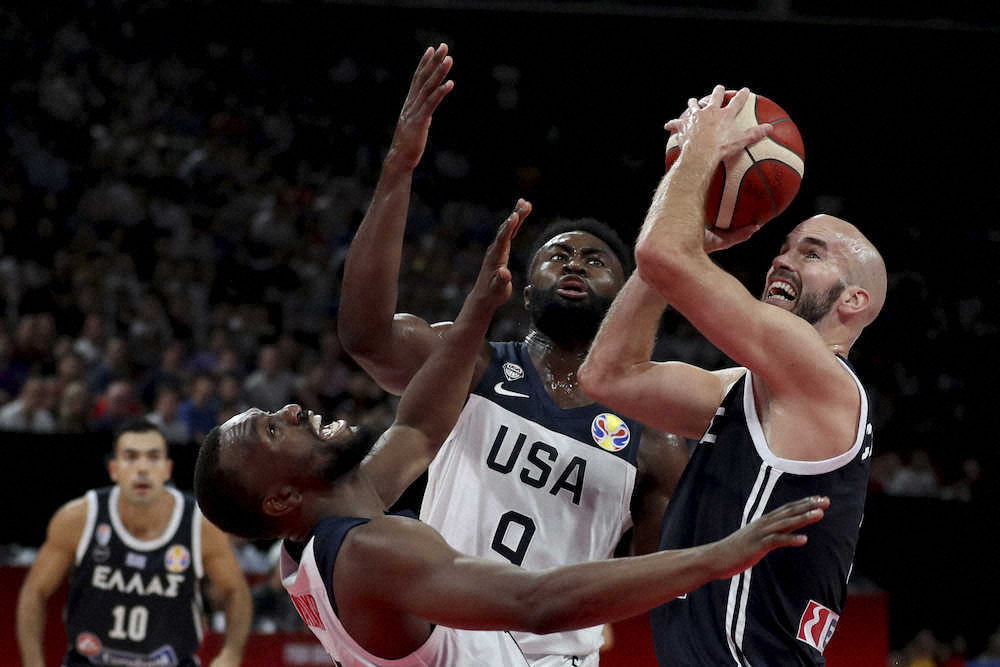 【画像・写真】米国が宿敵ギリシャに16点差で勝利　通算47連勝　アデトクンボは奮闘およばず