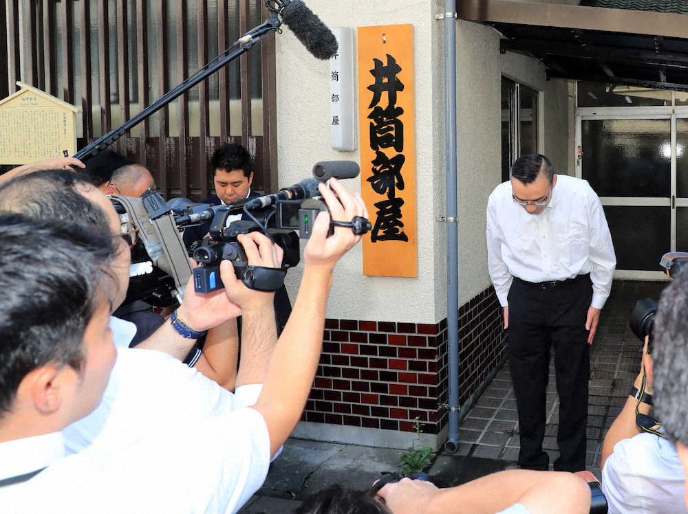 【画像・写真】兄・逆鉾死去から一夜　錣山親方、大相撲発展へ「井筒の分も汗をかく」