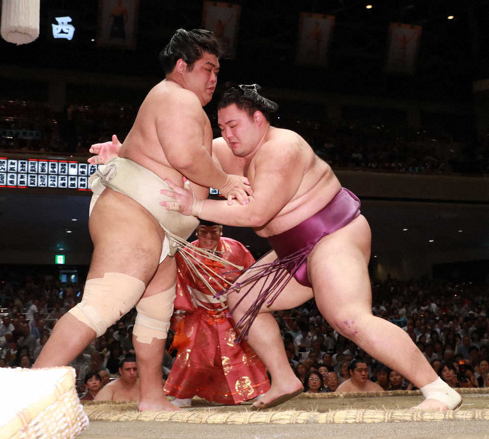 【画像・写真】朝乃山、平幕2度目V視界　6連勝で2敗5人!!大混戦V争い