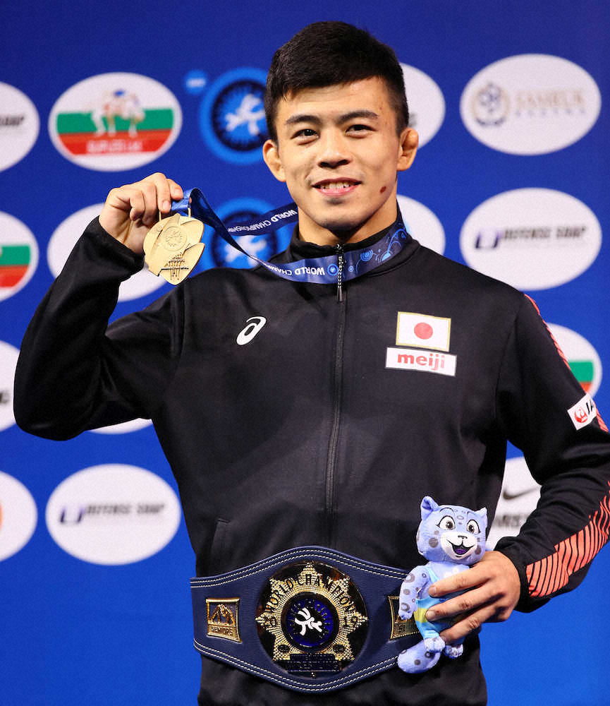 【画像・写真】男子グレコ60キロ級・文田、夢舞台へ弾みの金「良いスタートが切れた」