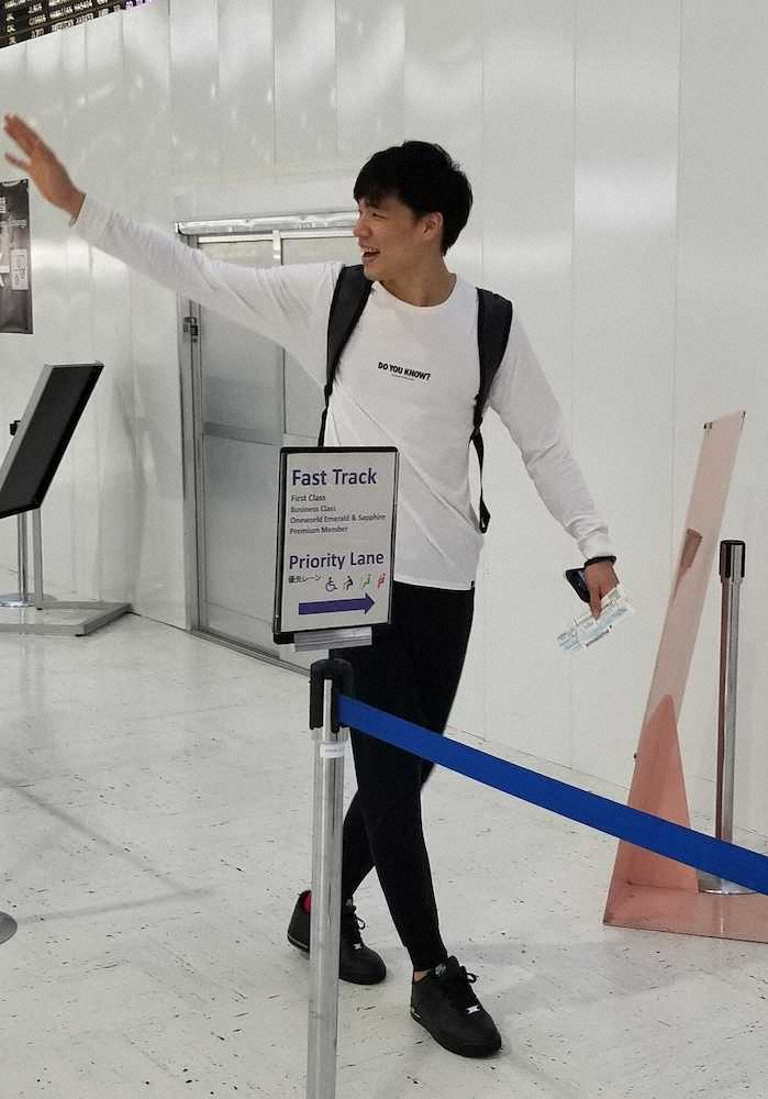 【画像・写真】馬場雄大、NBA挑戦へ渡米「どれぐらい自分の力が通用するのかワクワク」