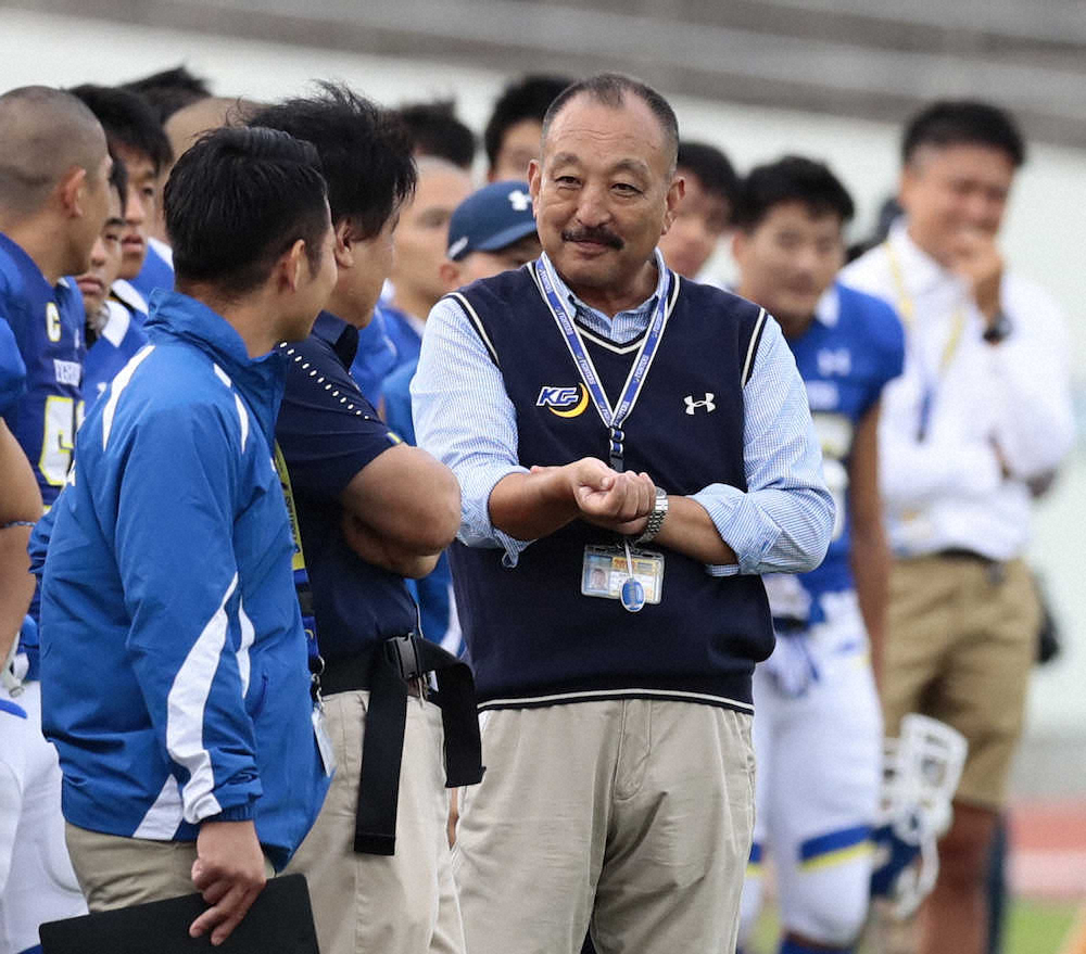【画像・写真】今季限りで退任の関学大・鳥内監督　リーグ戦“ラスト関京戦”で圧勝