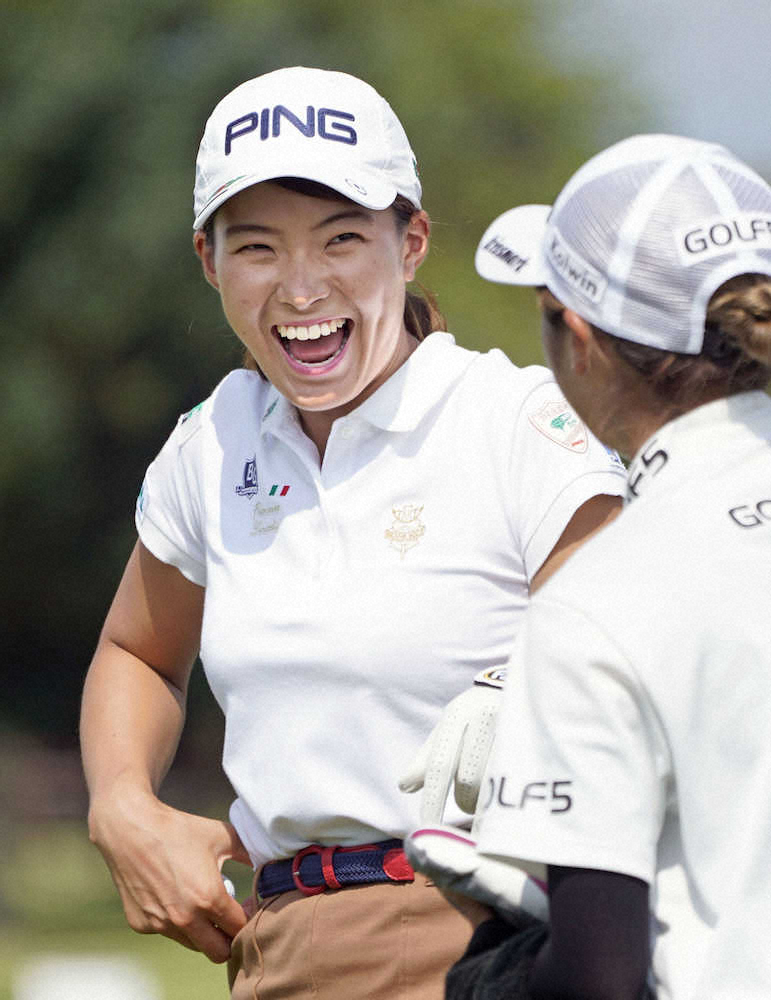 【画像・写真】渋野　成長見せる!過去に予選落ち日本女子OPへ闘志