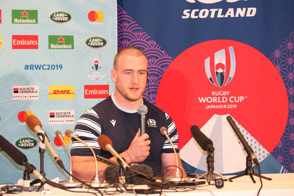 【画像・写真】スコットランドFBホッグ、日本戦へ意気込み「キャリアで最も大きな試合」