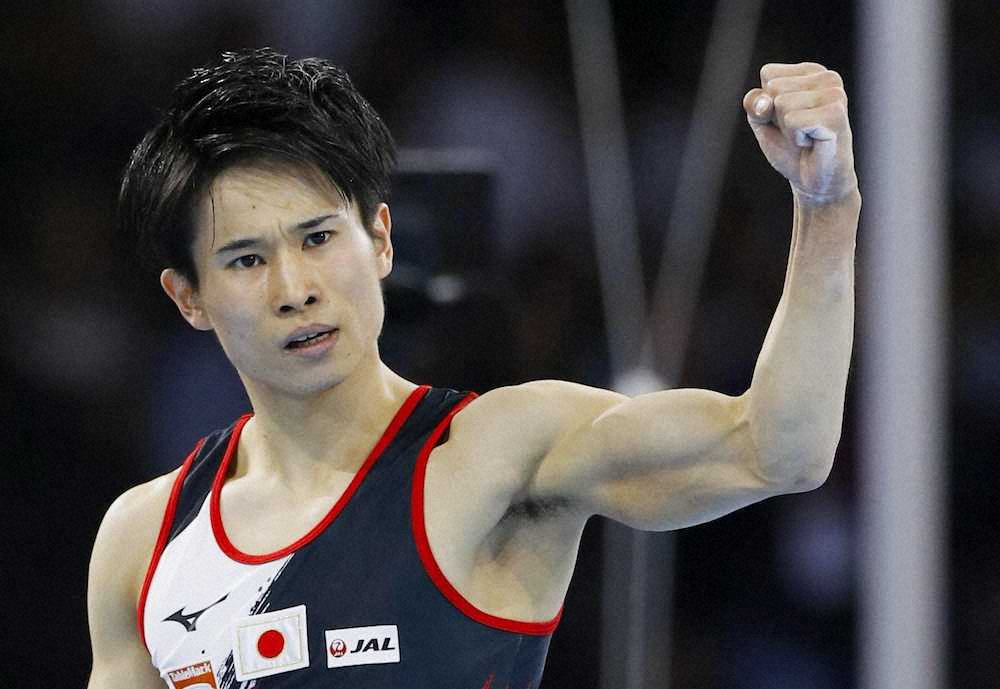 【画像・写真】萱健闘！個人総合6位　内村不在のニッポン新エース名乗り