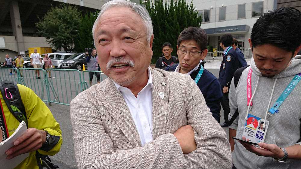 【画像・写真】森ラグビー協会会長　20年後にもう一度W杯開催を