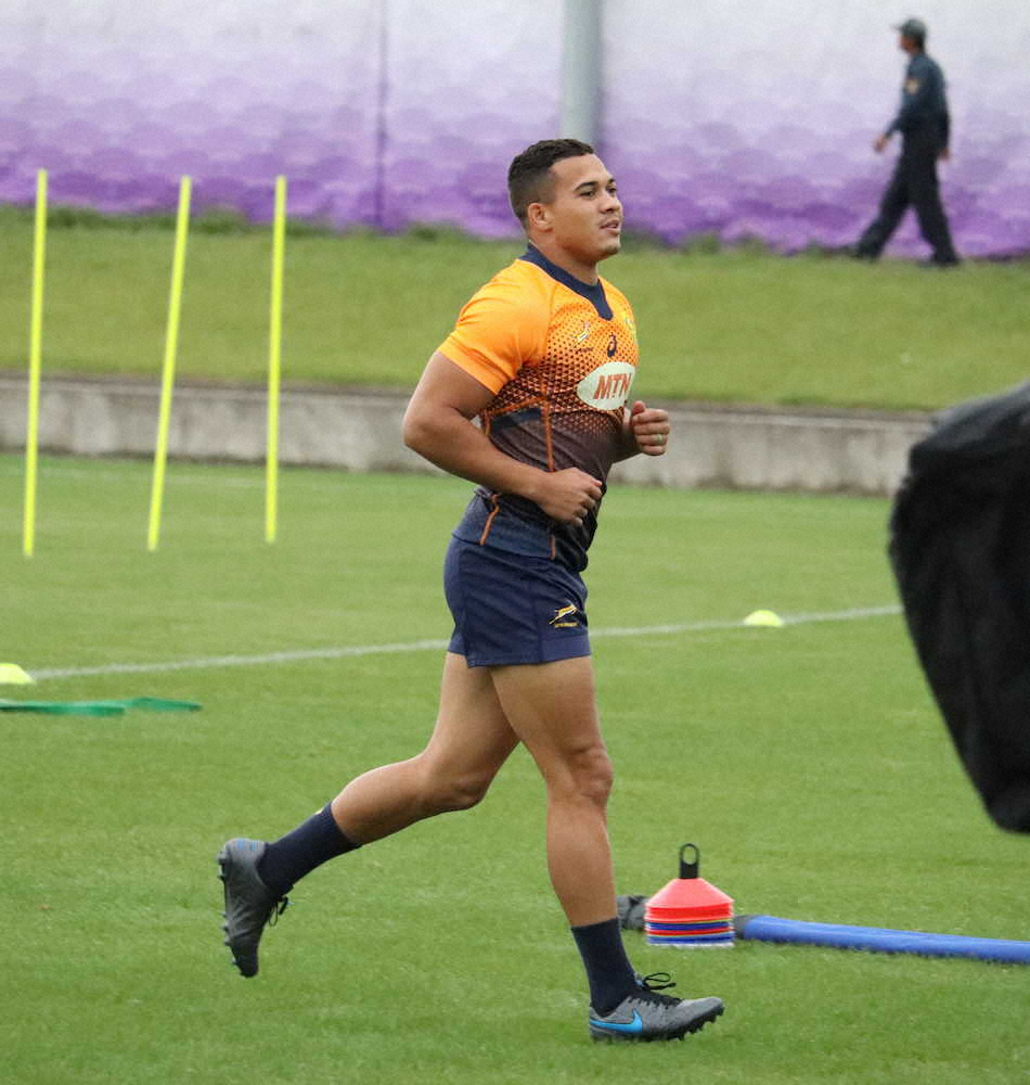 【画像・写真】南アの“ポケット・ロケット”コルビが元気に練習参加　4日に足首負傷も…