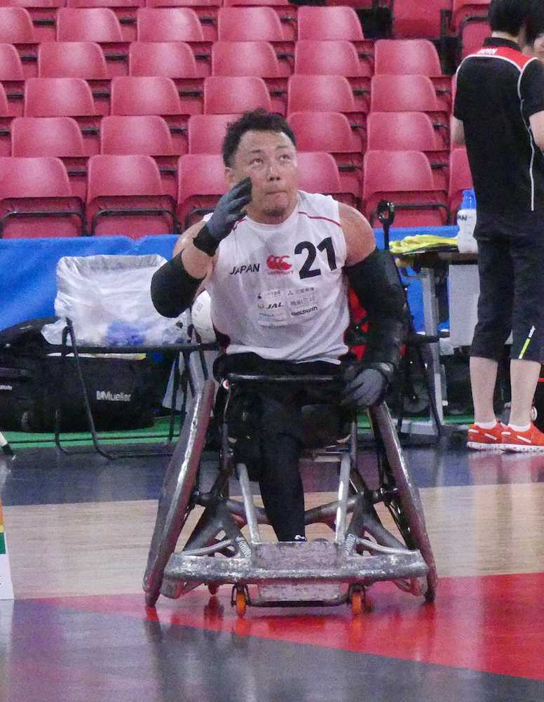 【画像・写真】車いすラグビー、ジョセフJに続く！エース池崎“ONE　TEAM”だ「常に一緒に戦っている」