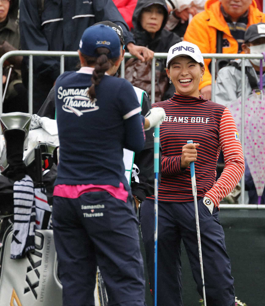 【画像・写真】渋野　延田グループから全英優勝のお祝い100万円　使い道は「まだ決めてない」