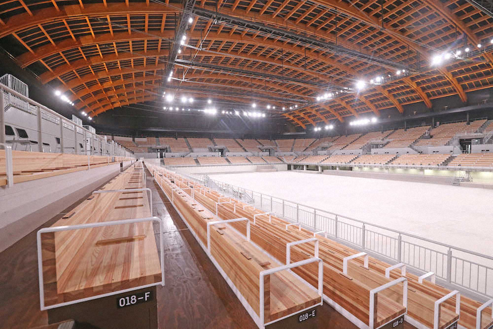 【画像・写真】東京五輪の体操会場が完成、観客席の狭さ指摘も…