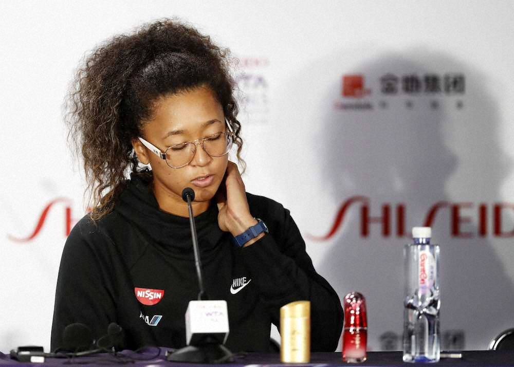 【画像・写真】大坂、WTAファイナル棄権で今季終了　右肩悪化、サーブ打てず決断　精密検査へ