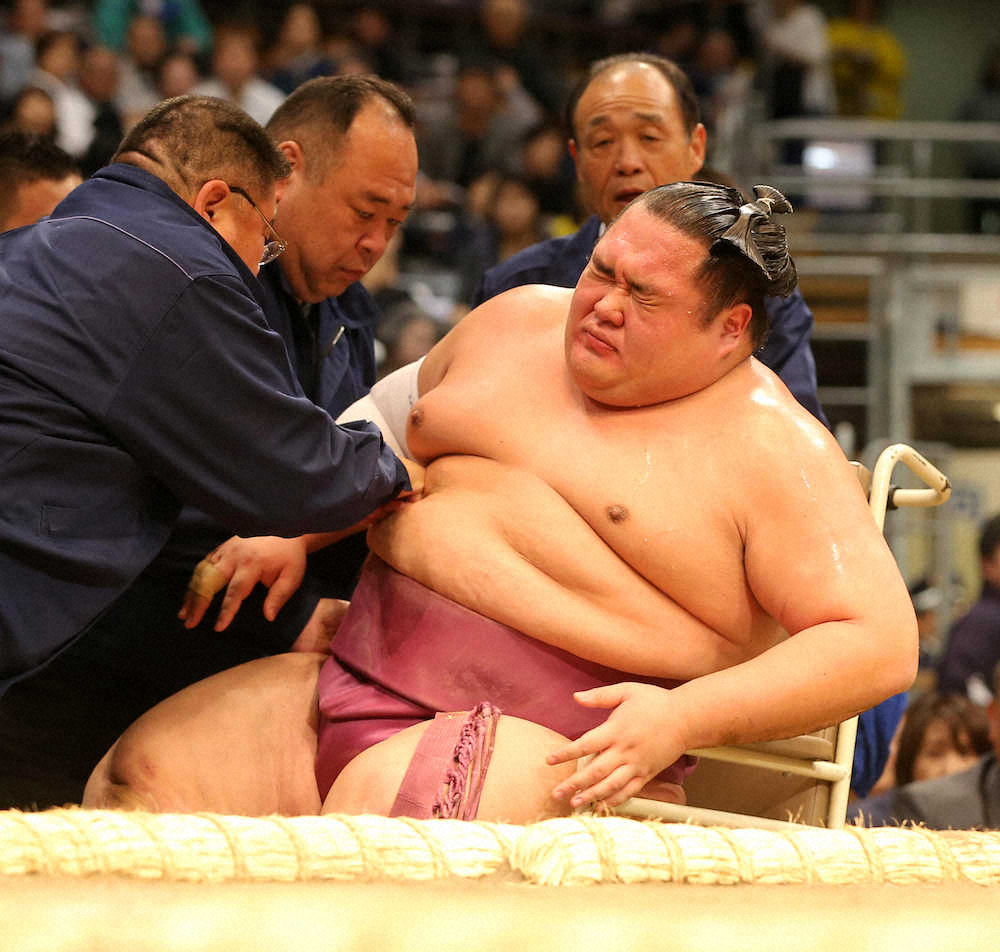 【画像・写真】友風　右膝負傷…休場へ　尾車親方「奇跡が起きたって無理だ」