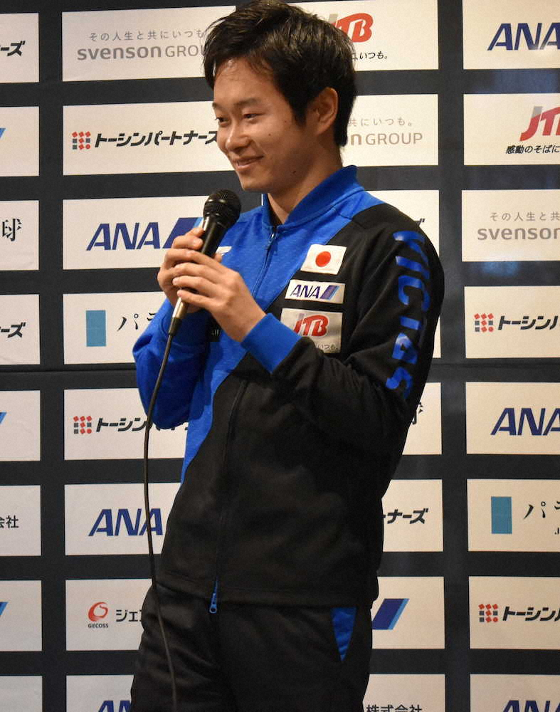 【画像・写真】パラ卓球・岩渕　世界2位にも「満足してない」　活動報告会で必勝決意表明