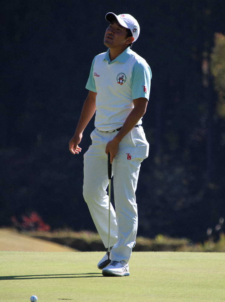 【画像・写真】アマ世界1位の金谷拓実、マッチプレー1回戦でまさかの敗退