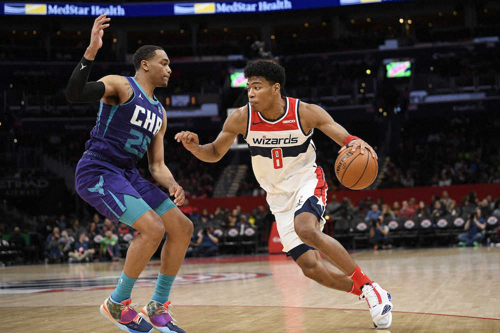 【画像・写真】八村が9回目の2ケタ得点　ジョーダン・オーナーのホーネッツに逆転勝利　初の連勝