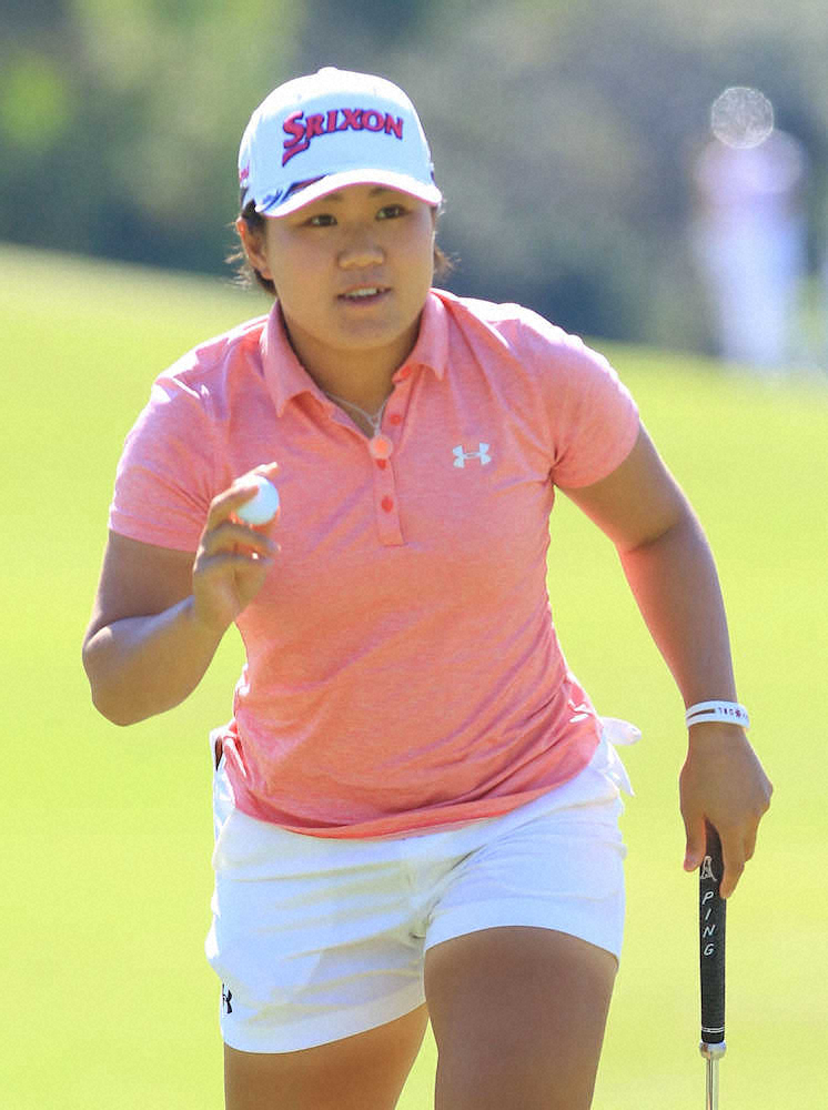 【画像・写真】畑岡奈紗　17位発進　「一番心配だった」も安定24パット