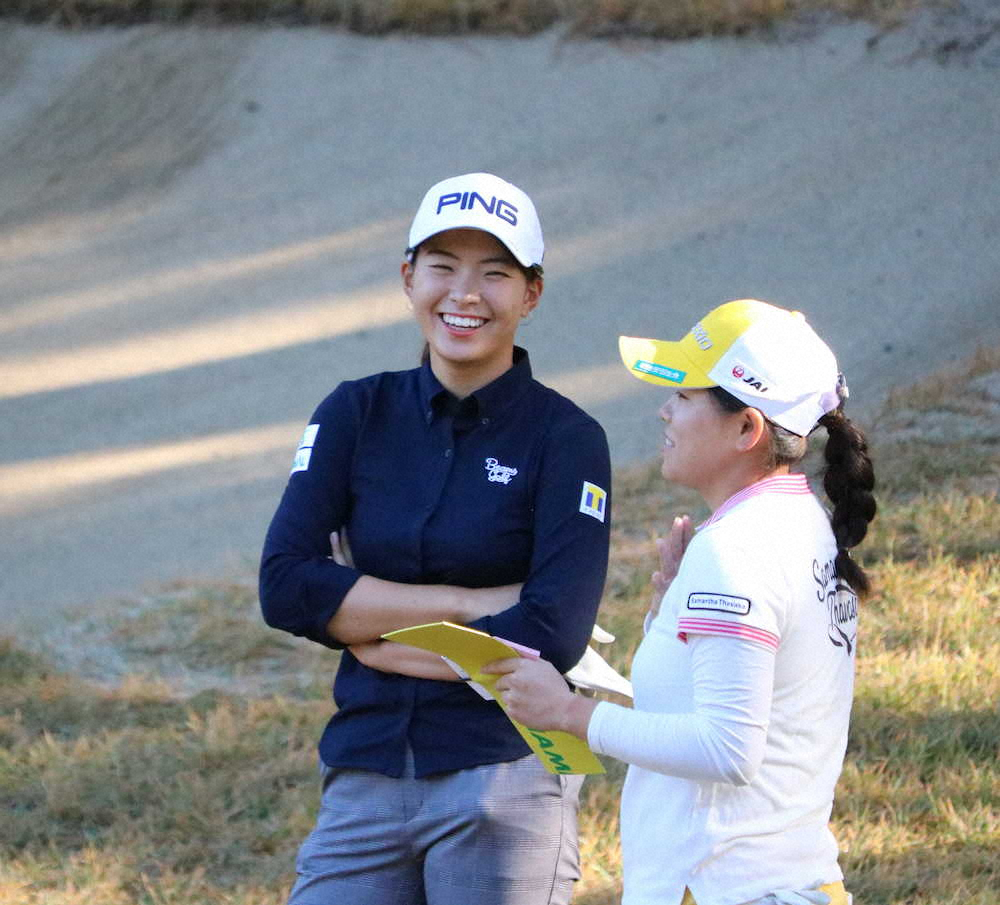 【画像・写真】渋野日向子　前半3つ伸ばし4位グループ浮上　勝ら首位　大王製紙エリエールL第3日