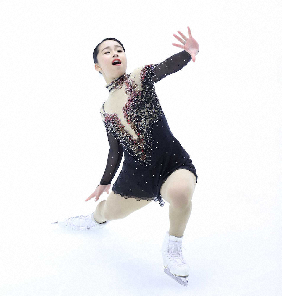 【画像・写真】山下真瑚　自己新で5位　フリーへ気合「できることを精いっぱいできたら」