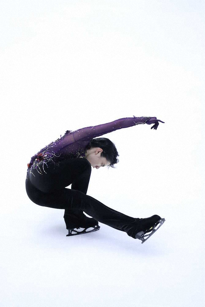 【画像・写真】羽生結弦、NHK杯でフリー「Origin」滑り終えトップ　GPファイナル進出決定