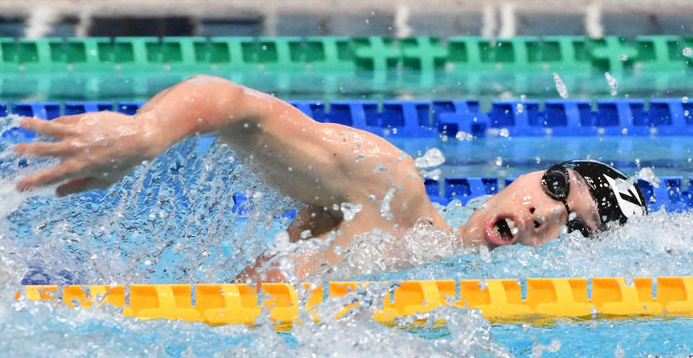 【画像・写真】萩野　久々の400Mに反省「後半泳ぎ雑に」　23日大也と直接対決