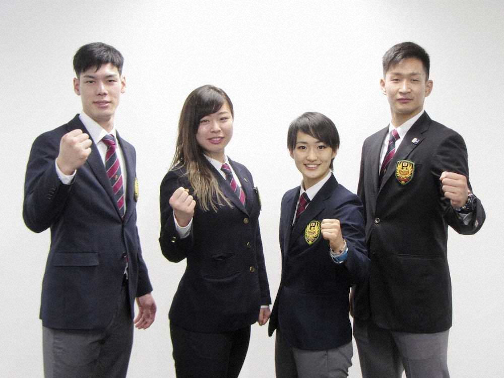 【画像・写真】植草、五輪代表権「早く決めたい」　空手組手女子68キロ超級