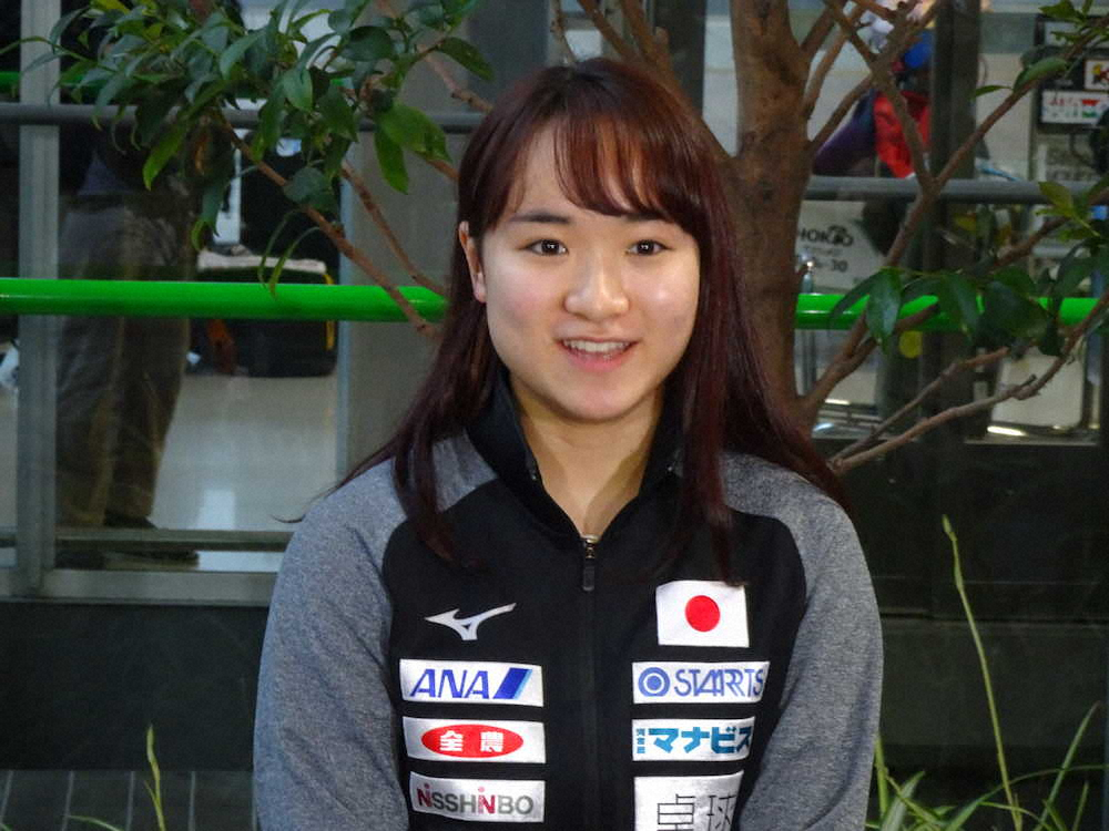 【画像・写真】卓球・美誠“世界1位”で五輪挑む　「中国選手を超せる選手になる」