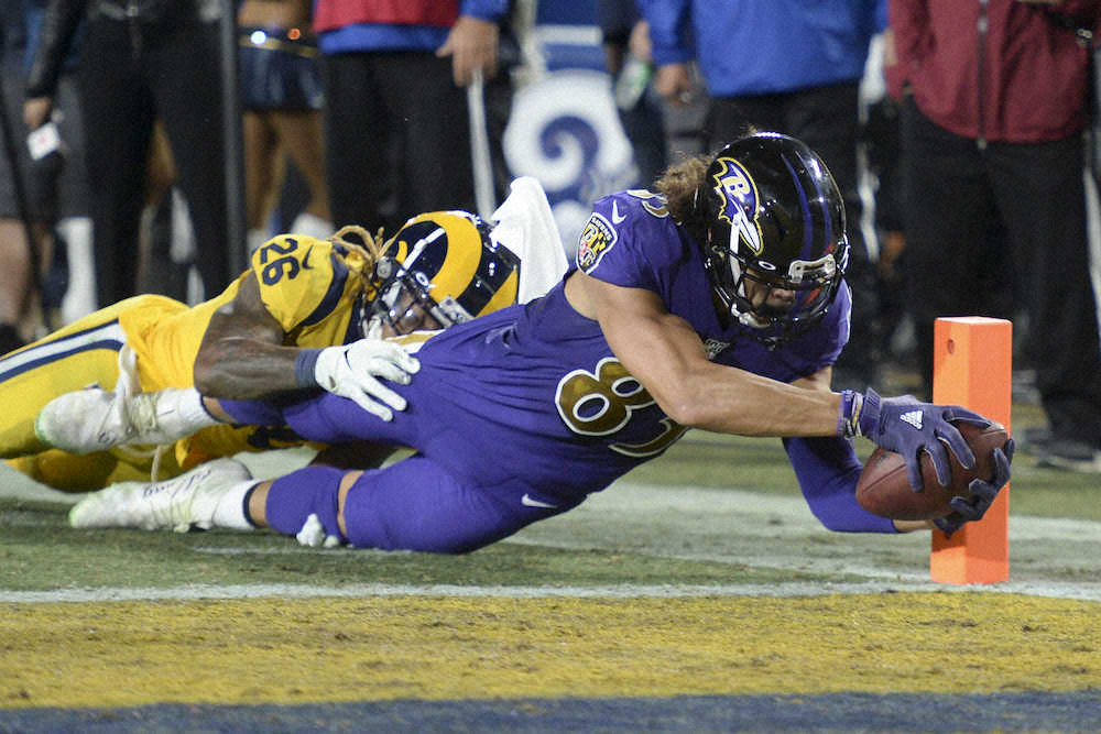 【画像・写真】レイブンズが7連勝　QBジャクソンが5TD　ラムズは完敗