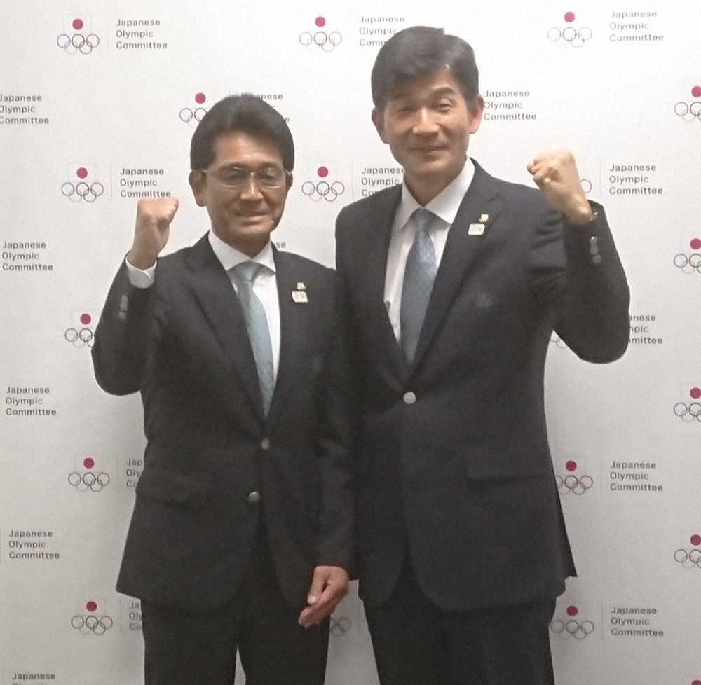 【画像・写真】東京五輪　日本選手団の団長に福井氏　尾縣総監督、目標の金メダル30個は「遠くない」