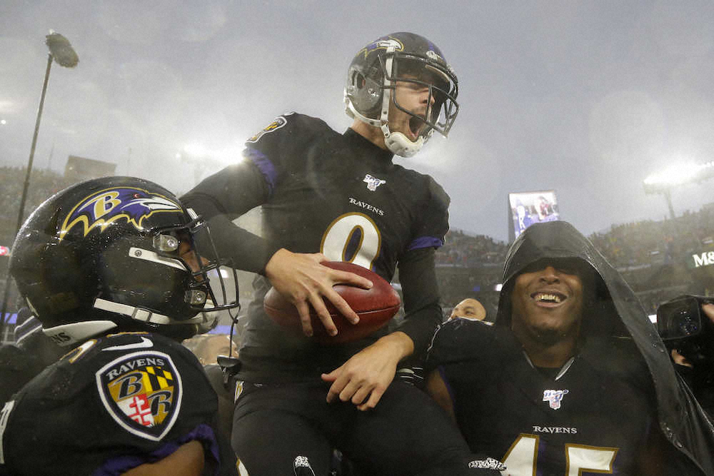【画像・写真】レイブンズがチーム初の8連勝　QBジャクソンが大活躍　NFL史上初の驚異的な走力