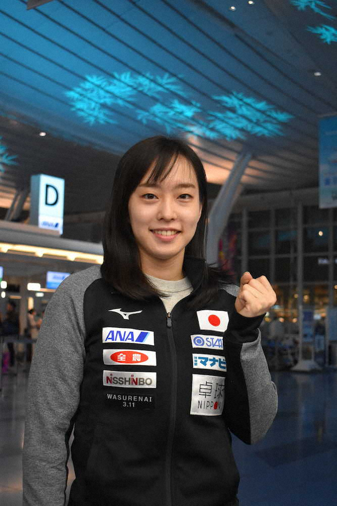 【画像・写真】佳純、五輪へ“原点回帰”　久々の黒髪は「初心に帰ろうと思って」