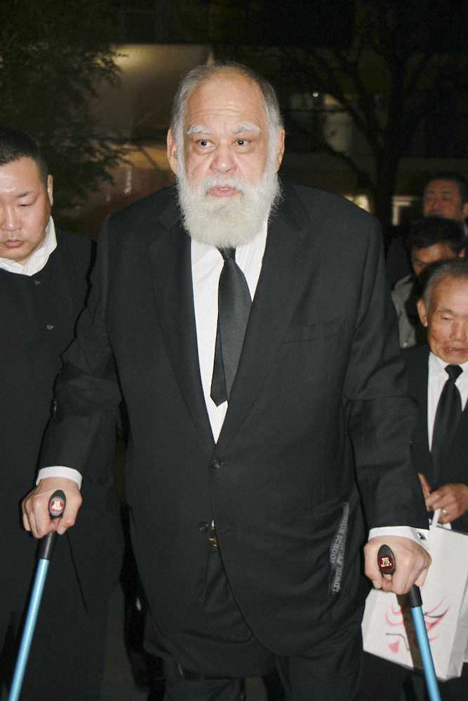 【画像・写真】東関親方通夜に550人　41歳で死去、元幕内潮丸　元高見山「もう少しいてほしかった」