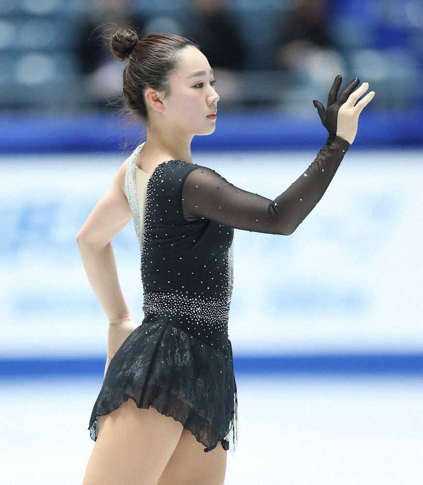 【画像・写真】樋口新葉は4位「失敗を引きずらずにできた」フリーで3回転半挑戦も