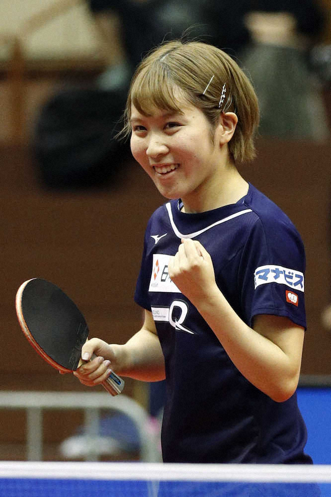 【画像・写真】平野美宇が世界選手権代表内定　五輪単落選から切り替え「久しぶりにプレッシャーなくできた」