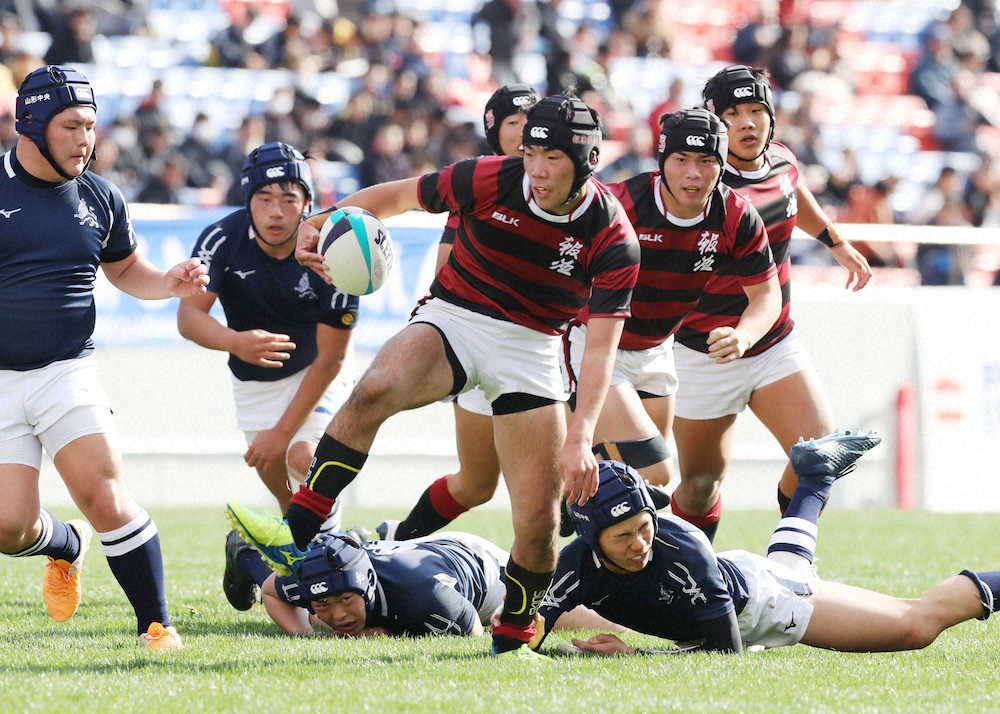 【画像・写真】ノーシード報徳学園　大会史上最多162得点で初戦突破　巨漢石浦4トライ