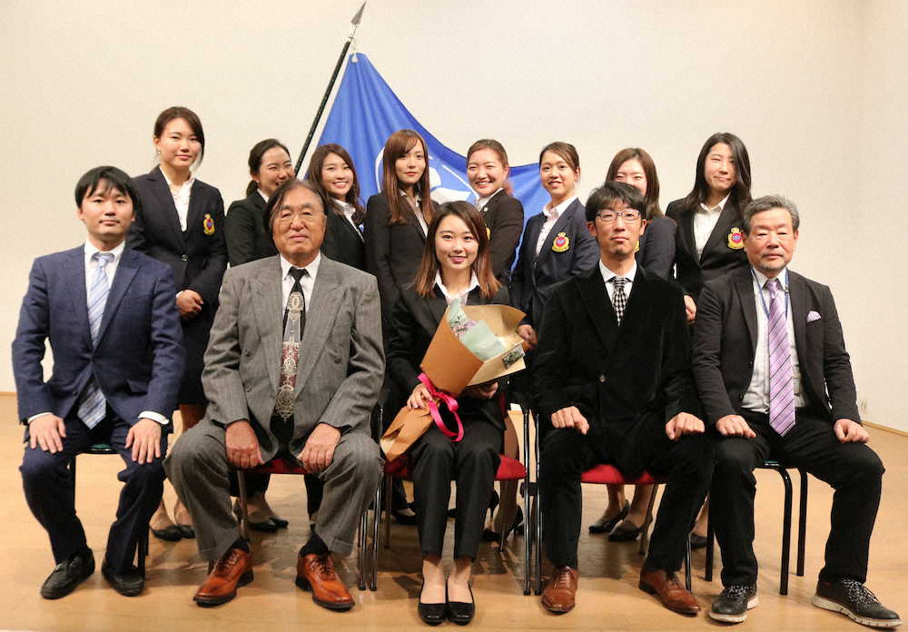 【画像・写真】安田祐香　在学の大手前大でプロデビュー激励会、現実路線で「常に30位以内に」