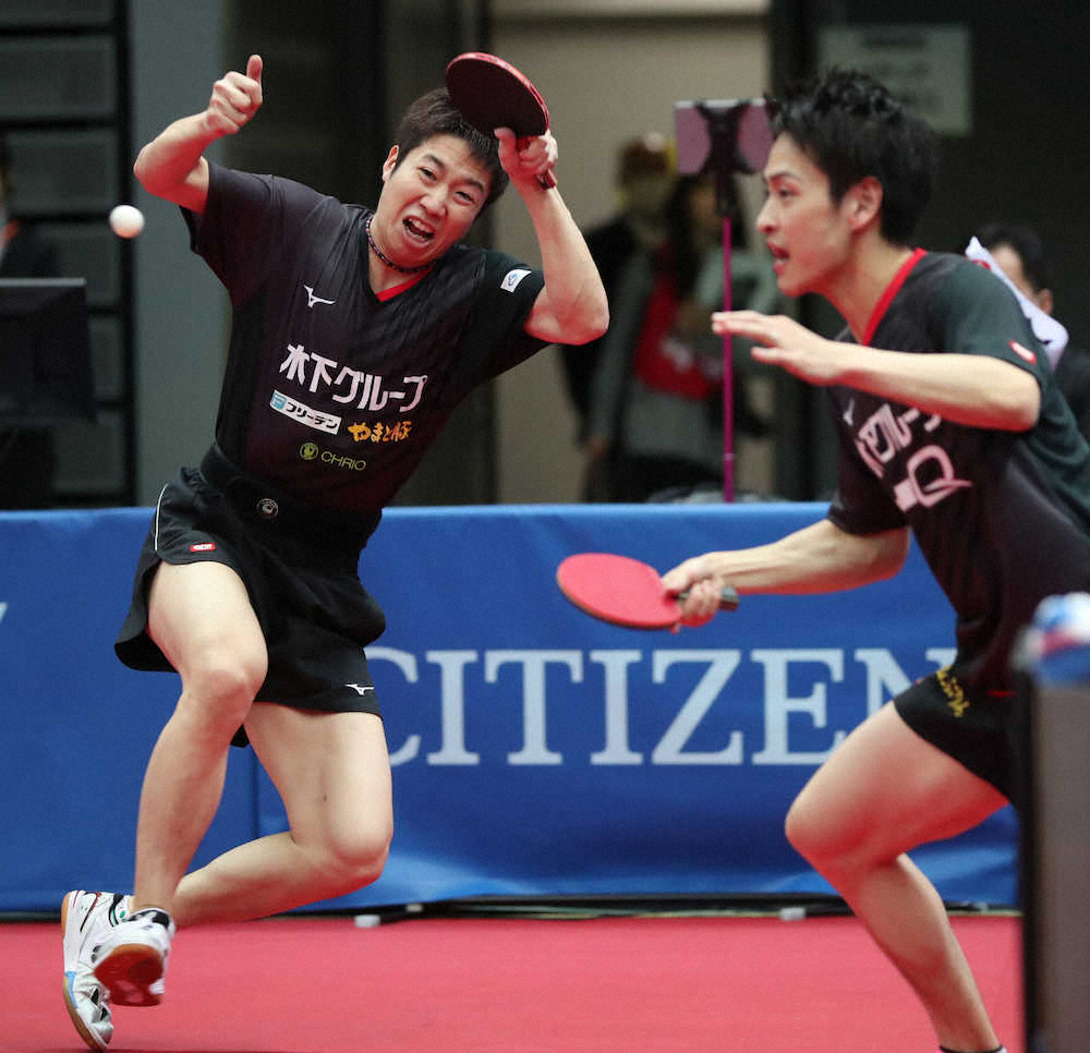 【画像・写真】水谷、混合複で“五輪金”を意識「伊藤を驚かせる新しい技も準備したい」