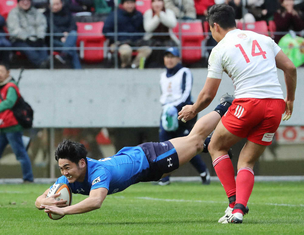 【画像・写真】福岡の有終の美に同僚も賛辞　次世代スター候補のWTB竹山「信頼勝ち取る」