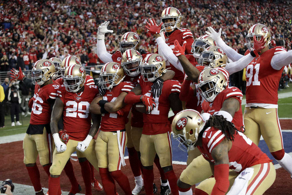 【画像・写真】49ersが7年ぶり7回目のスーパーボウル　前年12敗のチームとしては20年ぶりの快挙