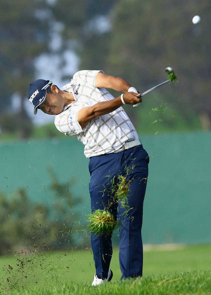 【画像・写真】松山　出遅れなんの！87位からグングン17位浮上「良いプレーできればチャンスある」