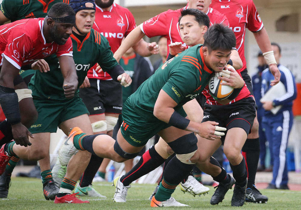 【画像・写真】トヨタ自動車、今季初勝利！FW姫野が初トライ、体調不良で途中出場も流れ変えた！