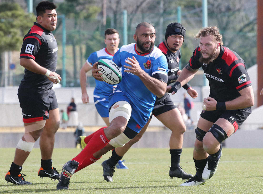 【画像・写真】東芝　接戦制し3連勝も後半受け身反省　日本代表ジョセフHCが観戦、遭遇のリーチ「ビックリ」